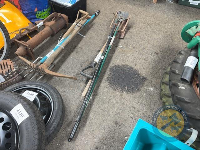 Spade Graip, Hoe & Rake