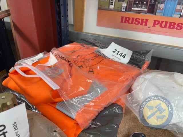 2 Pair Orange 2XL Boilersuits