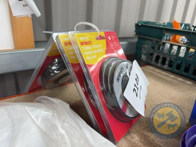 3 x 3 Pack 4.5 inch Grinding Discs