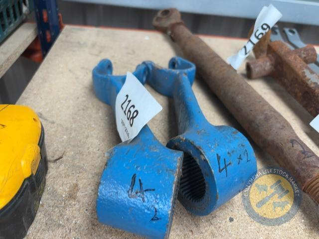 Blue Hydraulic Lift Arms