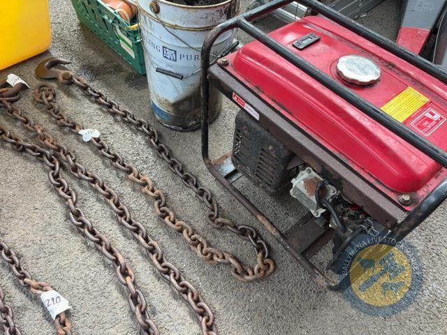 Tractor Towing Chain Approx 9 ft