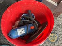 Bucket of Grinder & Blades - 2