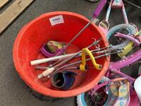 Tub of Bolus Guns etc - 2