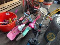 2 Girl Bicycles & 3 Wheeler