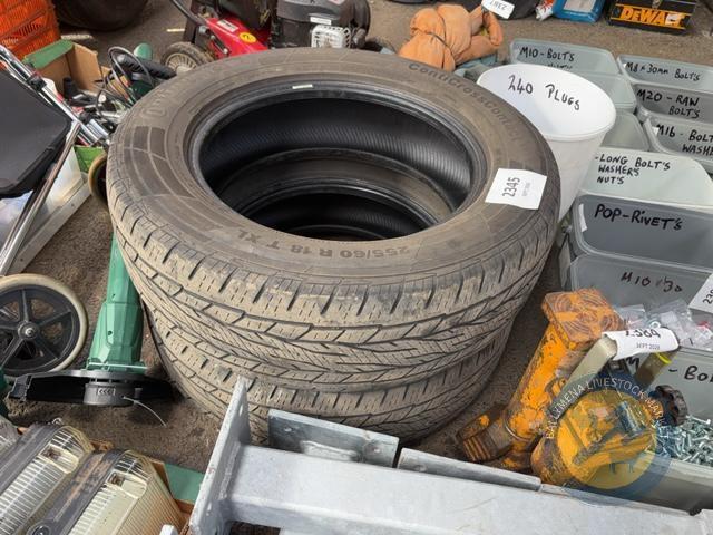 2x- 255X60 X18 Jeep Tyres