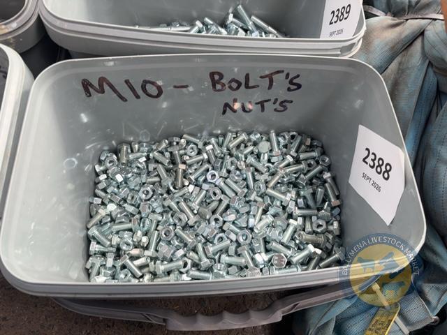 M10 Bolts and Nuts