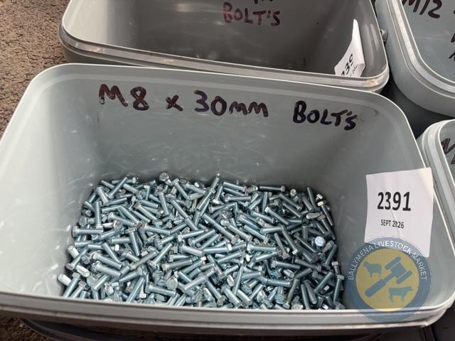 M8 X30mm Bolts
