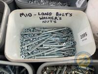 M10 Long Bolts, Nuts, Washers