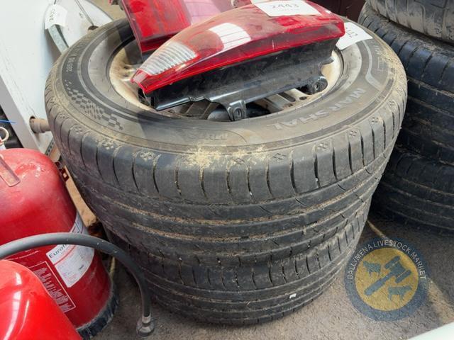 5x Mitsibushi 18inch Wheels