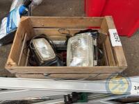 Wooden Box of Car Lights