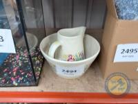 Old Bowl & Jug