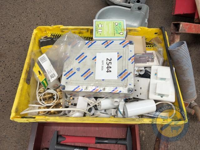 Box Lot of Electrical Fittings