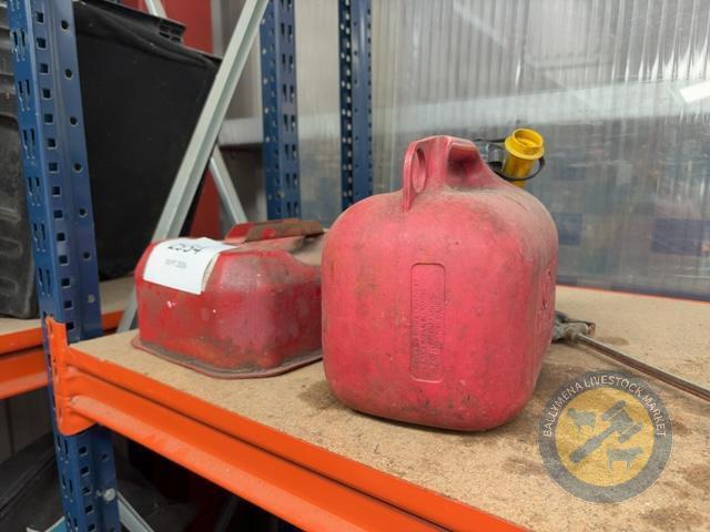 2x Petrol Cans