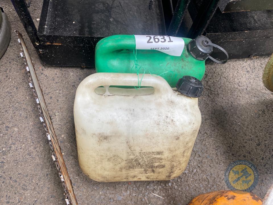 2 Petrol Cans