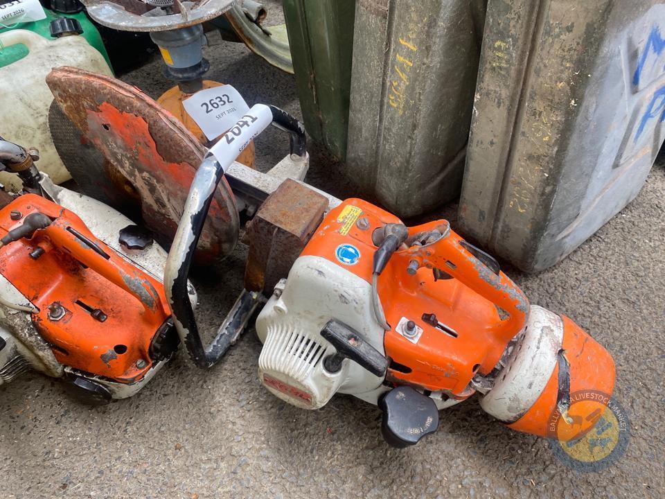 Stihl Concrete Saw TS350 - new barrel and piston