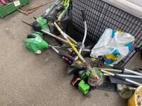 3x Strimmers & Hedge Trimmer