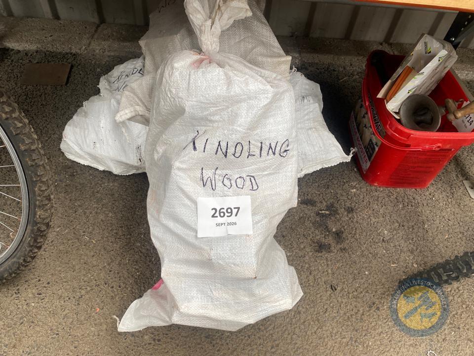 4x Bags of Kindling Wood