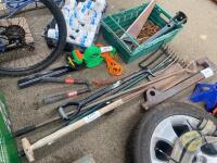 Selection of Spade, Grape, Rake etc