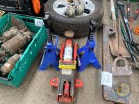 Axle Stands, Trolley Jack