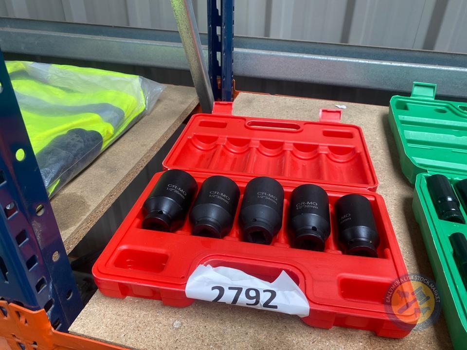 5pc 0.5inch Impact Socket