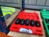 5pc 0.5inch Impact Socket