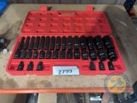 35 pc half inch impact socket set