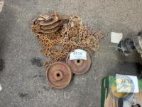 Chain Block & 2x Wheels