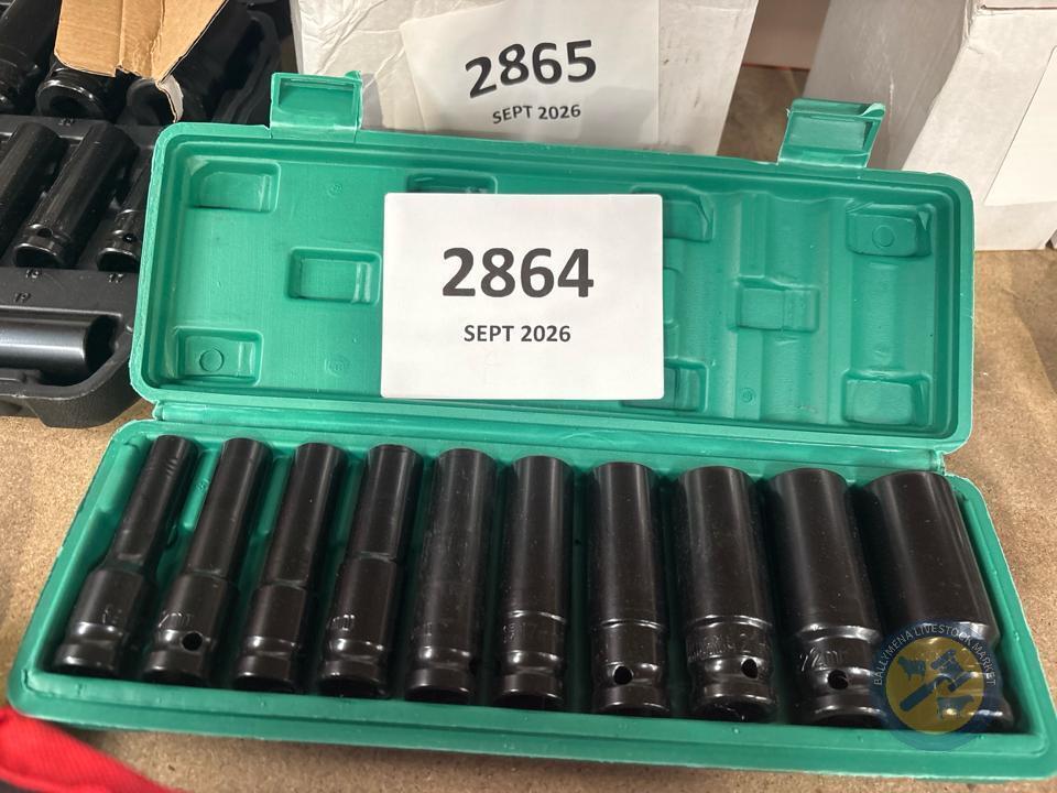 10 piece impact socket set