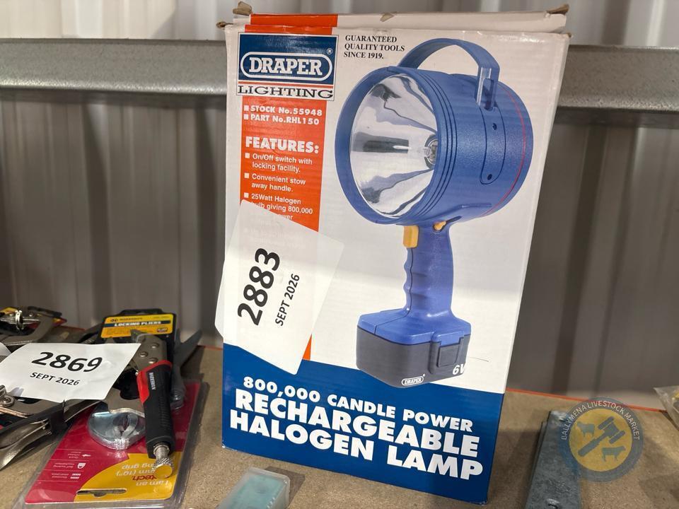 draper rechargable lamp
