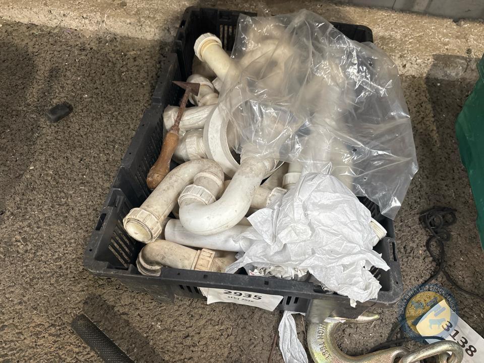 box of pipe fittings