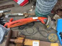 flymo strimmer & shark hoover