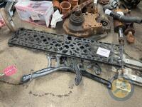 cast iron summer seat ends & back