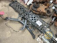 cast iron summer seat ends & back - 2