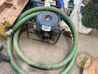 honda GX120 & 2 water pumps lift pipe & outlet - 3