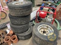 6x 5 stud trailer wheels