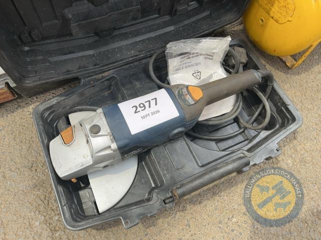 9 inch McMaster angle grinder