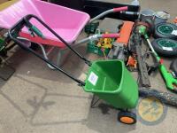 green garden spreader