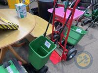 green garden spreader
