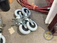 6x 6 inch castor wheels