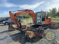 Farm Dispersal Lewis McClinton, Glenwherry - Hitachi 70 7tn Digger & 5x buckets including &pound;600 Riddell Bucket - 3