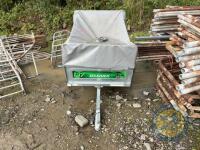 Car Gardening Trailer with Cover - 2