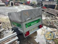 Car Gardening Trailer with Cover - 6