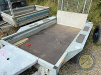 8ft x 4ft Ifor Williams Plant Trailer - 5