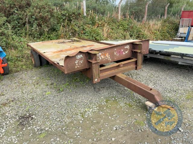 16ft Flat Single Axle Trailer