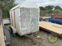 Tandem Axle Box Cattle Trailer with 2x Spare Tyres - 4