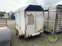 Tandem Axle Box Cattle Trailer with 2x Spare Tyres - 5