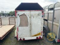 Tandem Axle Box Cattle Trailer with 2x Spare Tyres - 6