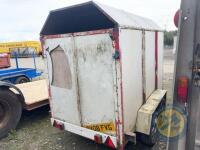 Tandem Axle Box Cattle Trailer with 2x Spare Tyres - 7