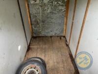 Tandem Axle Box Cattle Trailer with 2x Spare Tyres - 8