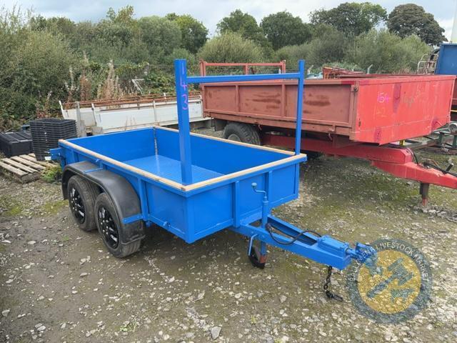 8x4 Twin Wheeled Trailer with Van Tyres